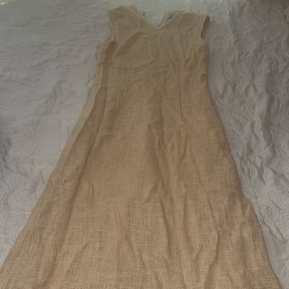 NUDE ZARA MID DRESS WITH POCKETS